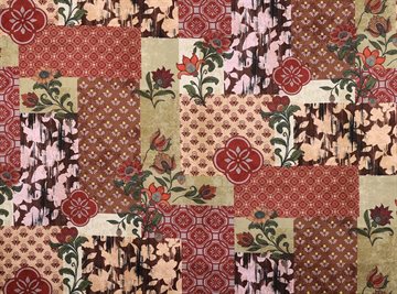 Satin Patchwork Red